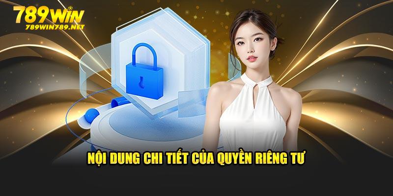 Nội dung cụ thể của quyền riêng tư